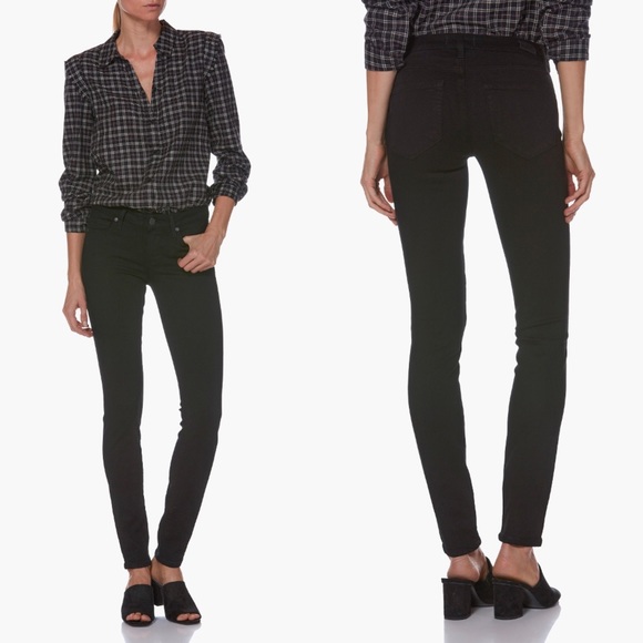PAIGE Denim - PAIGE Verdugo Black Shadow Ultra Skinny Ankle Cut